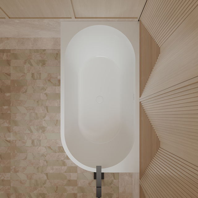 Factory Wholesale Corner Freestanding Acrylic Corner Bathtub XA-190L