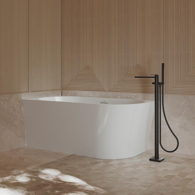 Factory Wholesale Corner Freestanding Acrylic Corner Bathtub XA-190L