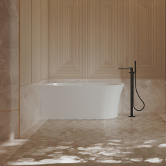 Factory Wholesale Corner Freestanding Acrylic Corner Bathtub XA-190L