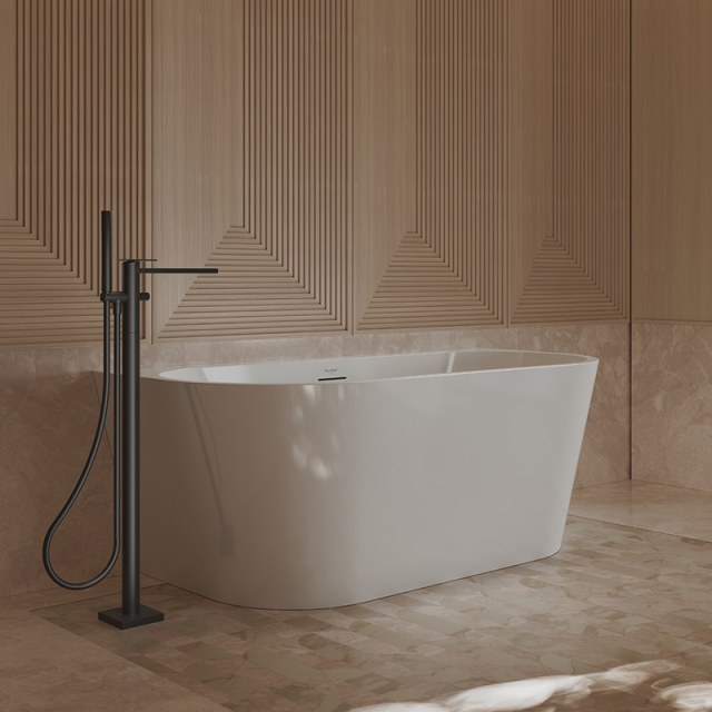 Quality Wholesale Unique Design Back To Wall Oval Freestanding Acrylic Bathtub XA-191A