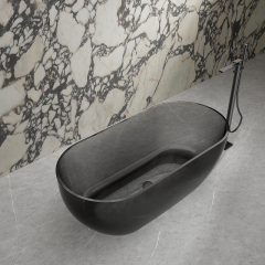 Hot Style Wholesale Freestanding Transparent Resin Bathtub TW-8501T