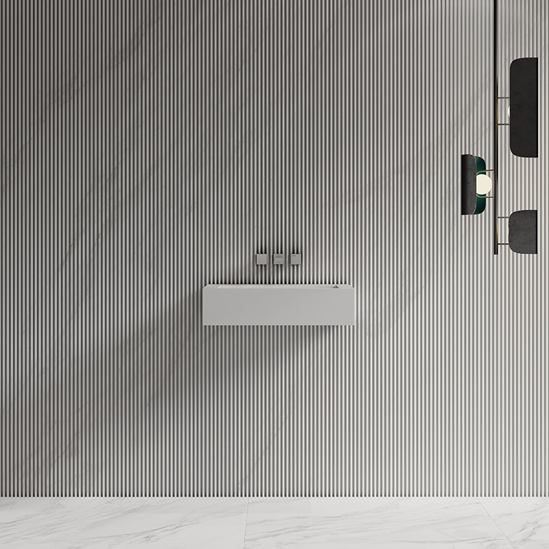 Popular Wholesale Designer Wall-Mount Hung Artificial Stone Wash Basin Single Bathroom Sink TW-G272