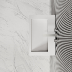 Popular Wholesale Designer Wall-Mount Hung Artificial Stone Wash Basin Single Bathroom Sink TW-G272