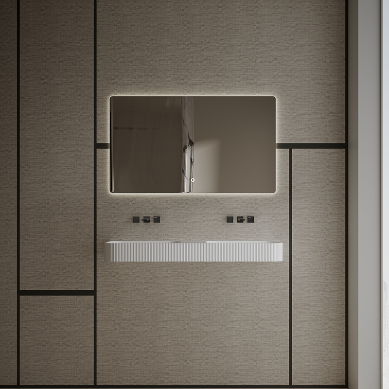T&W 47.5-Inch Wall-Mount Solid Surface Wash Basin – TW-G286