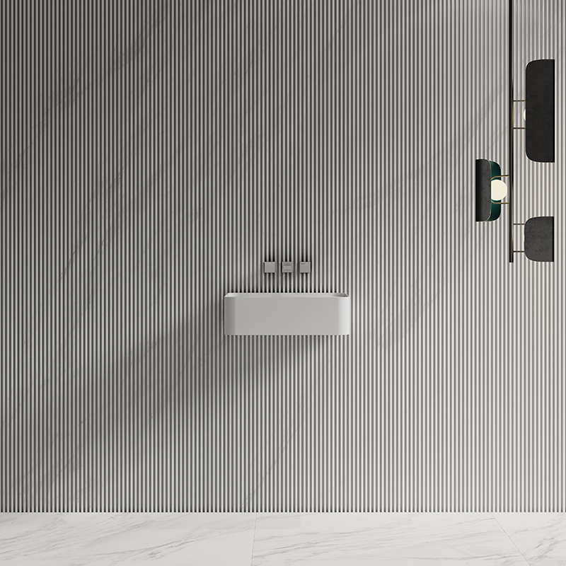 Wholesale Fashion Wall-Mount Hung Solid Surface Wash Basin Single Bathroom Sink TW-G821