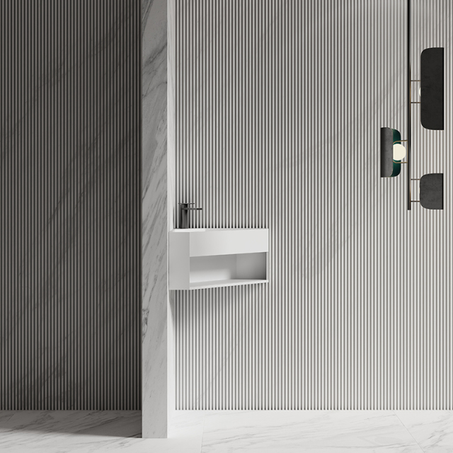 Manufacturer Wall Mounted Corner Wash Basin XA-G70