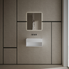Factory Wholesale Wall Mounted Solid Surface Wash Basin XA-G71