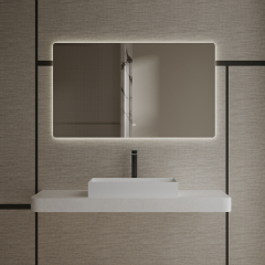 Popular Wholesale Designer Rectangle Above Counter Top Solid Surface Wash Hand Basin TW-A160
