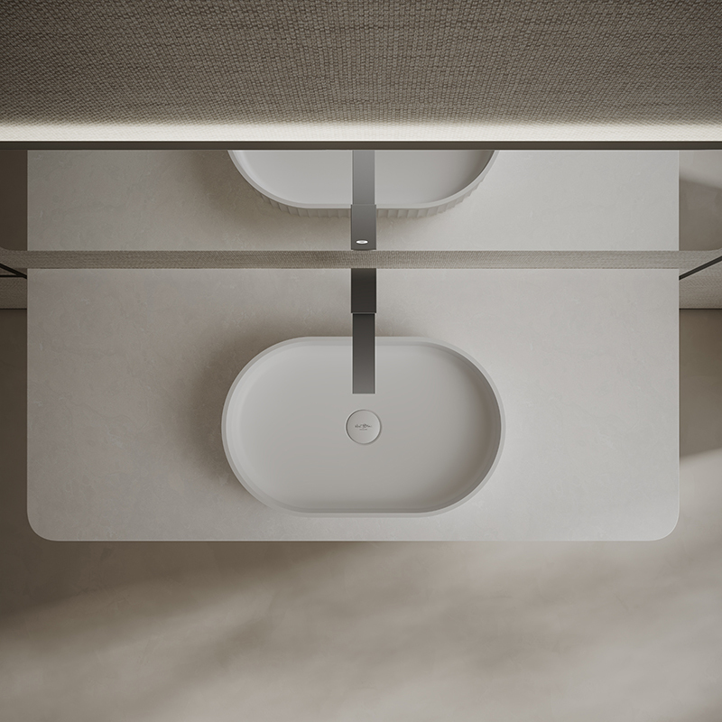 Hot Style Wholesale Artificial Stone Above Counter Top Wash Basin TW-A8121