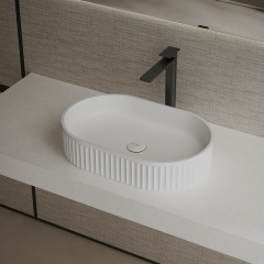 Hot Style Wholesale Artificial Stone Above Counter Top Wash Basin TW-A8121