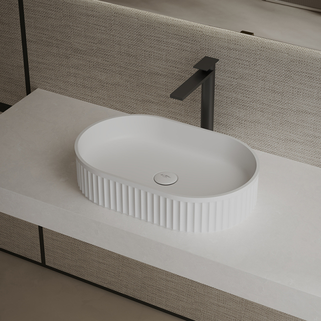 Hot Style Wholesale Artificial Stone Above Counter Top Wash Basin TW-A8121
