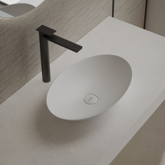 Popular Wholesale Designer Oval Above Counter Top Wash Basin XA-A73