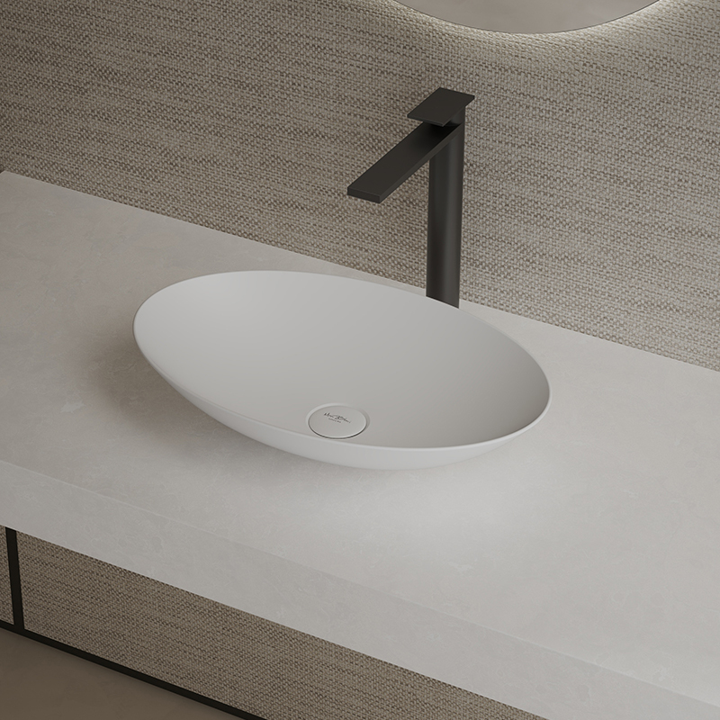 Popular Wholesale Designer Oval Above Counter Top Wash Basin XA-A73
