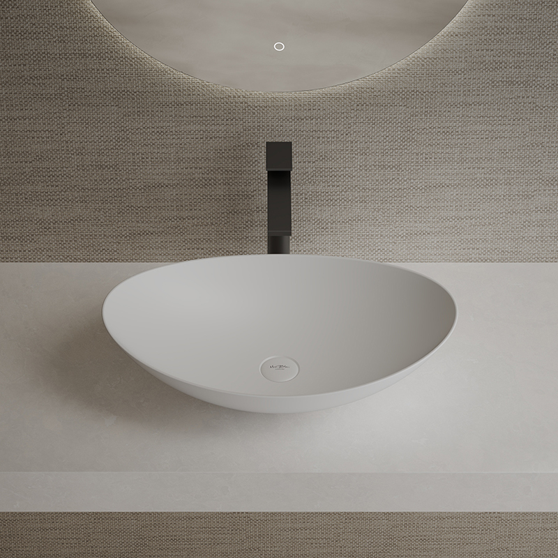 China Wholesale Factory Oval Above Counter Top Wash Basin XA-A76