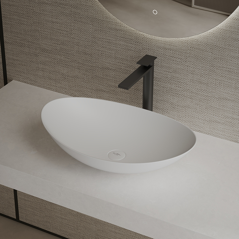 China Wholesale Factory Oval Above Counter Top Wash Basin XA-A76