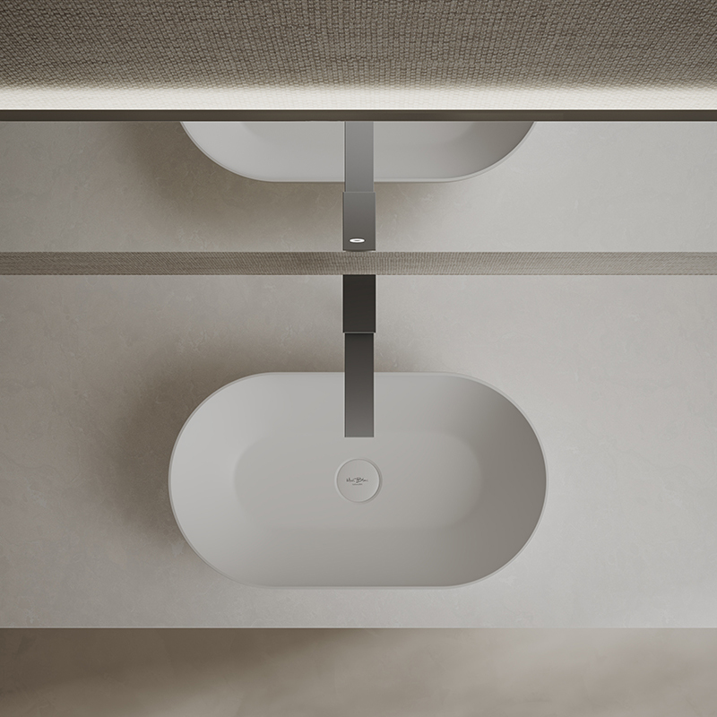 Factory Wholesale Oval Above Counter Top Wash Basin XA-A78