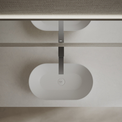 Factory Wholesale Oval Above Counter Top Wash Basin XA-A78