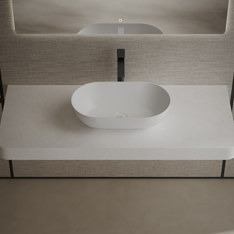 Factory Wholesale Oval Above Counter Top Wash Basin XA-A78