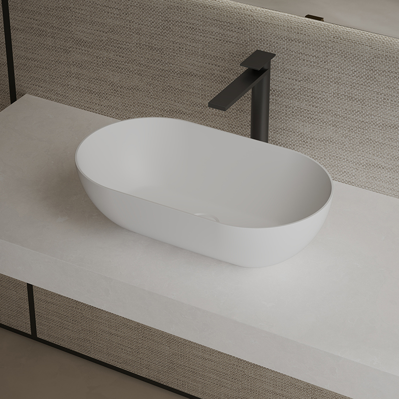 Factory Wholesale Oval Above Counter Top Wash Basin XA-A78