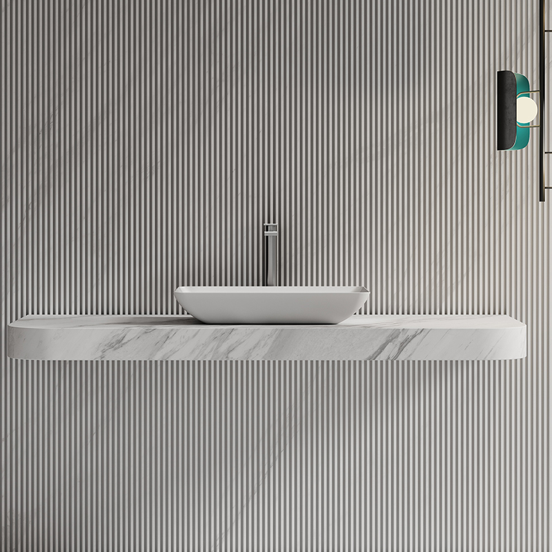 Wholesale High End Quality Rectangle Above Counter Vessel Wash Basin XA-A81