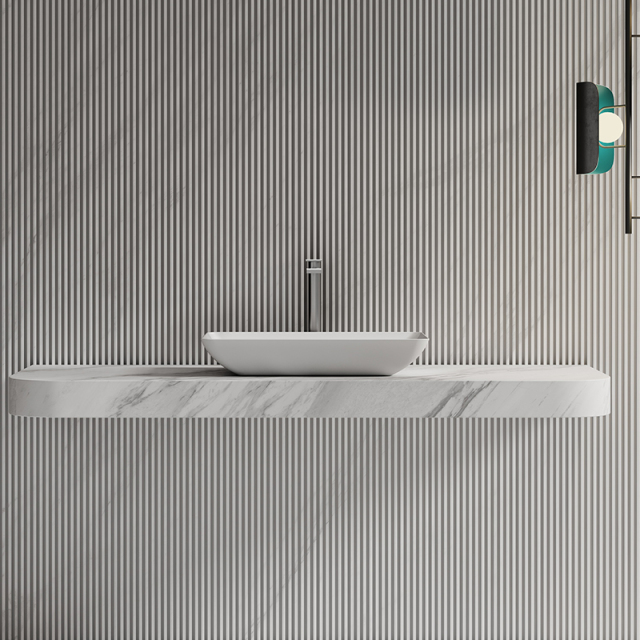 Wholesale High End Quality Rectangle Above Counter Vessel Wash Basin XA-A81