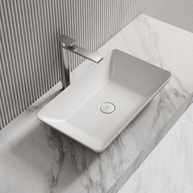 Wholesale High End Quality Rectangle Above Counter Vessel Wash Basin XA-A81