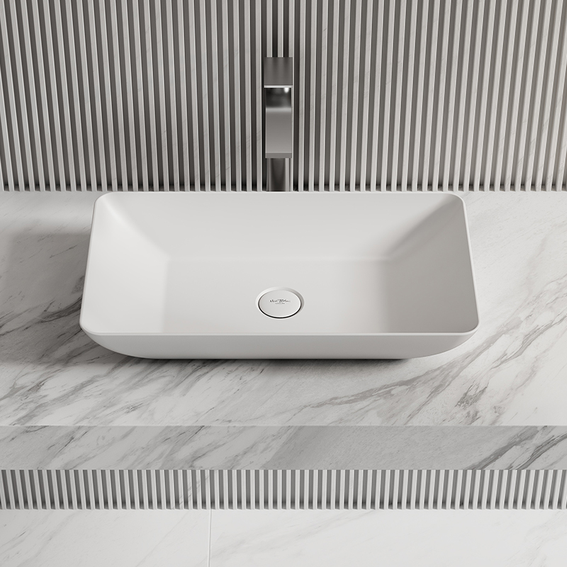 Wholesale High End Quality Rectangle Above Counter Vessel Wash Basin XA-A81