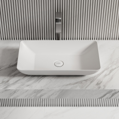 Wholesale High End Quality Rectangle Above Counter Vessel Wash Basin XA-A81