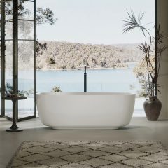Manufacturer High Quality Oval Freestanding American Acrylic Bathtub TW-7712