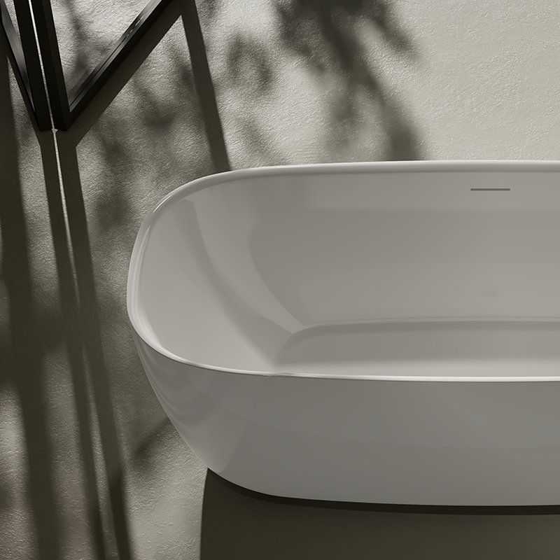 Manufacturer High Quality Oval Freestanding American Acrylic Bathtub TW-7712