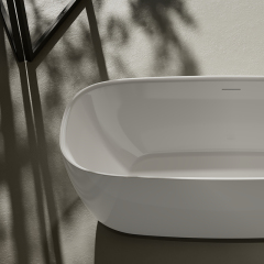 Manufacturer High Quality Oval Freestanding American Acrylic Bathtub TW-7712