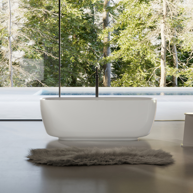 Manufacturer High Quality Oval Freestanding American Acrylic Bathtub TW-7712