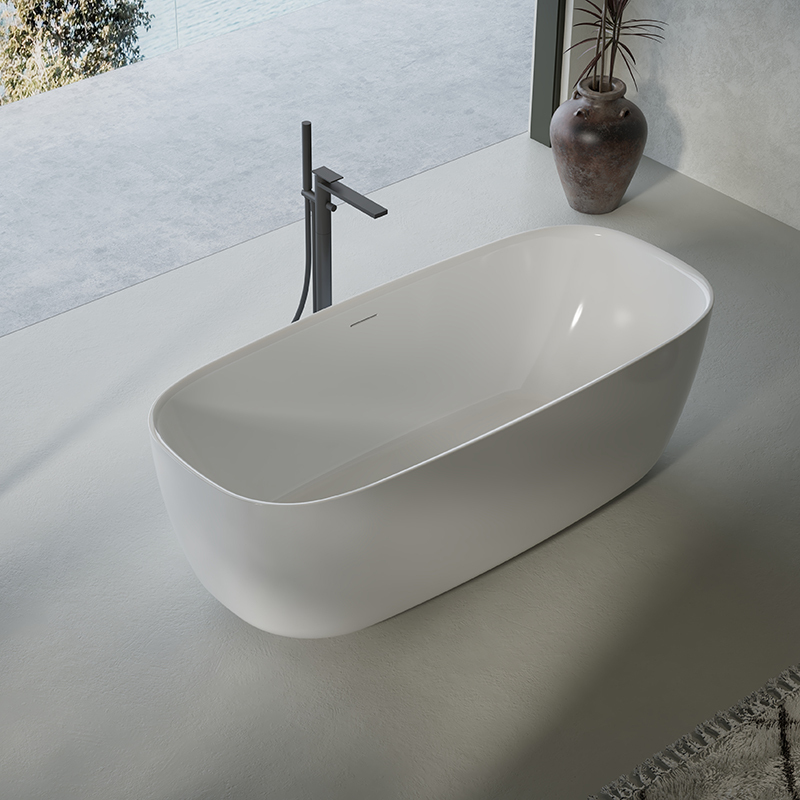 Manufacturer High Quality Oval Freestanding American Acrylic Bathtub TW-7712