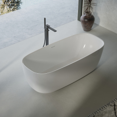 Manufacturer High Quality Oval Freestanding American Acrylic Bathtub TW-7712