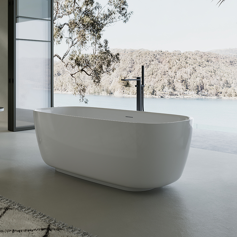 Manufacturer High Quality Oval Freestanding American Acrylic Bathtub TW-7712