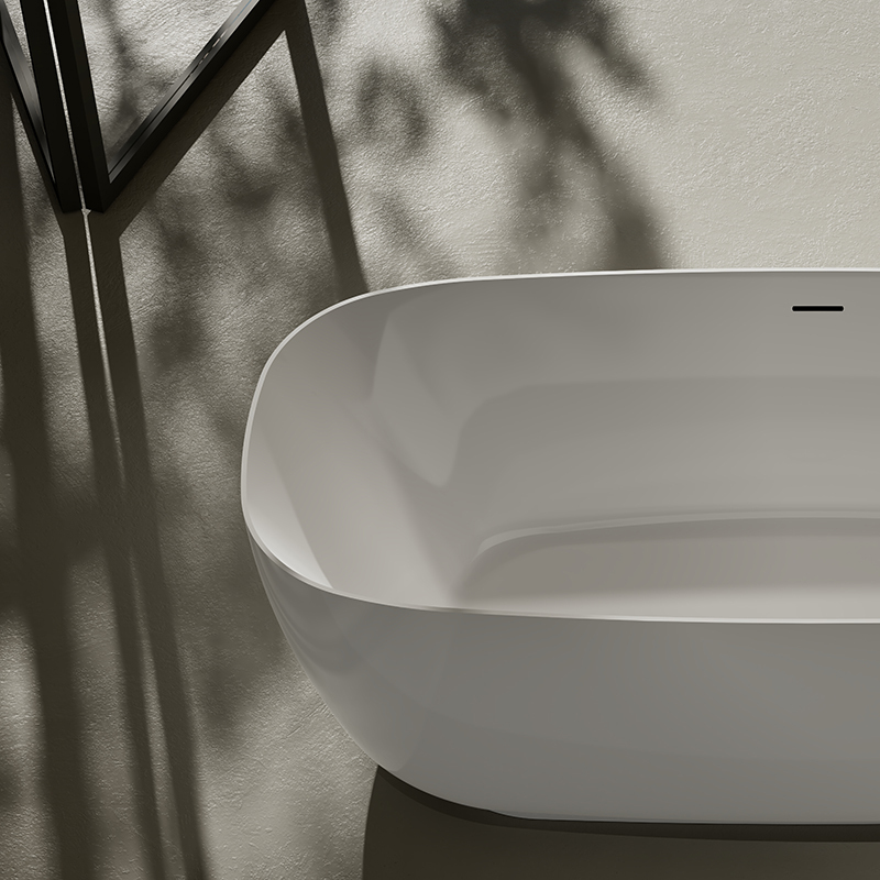 Factory Wholesale Oval Freestanding Acrylic Bathtub TW-7716