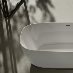 Factory Wholesale Oval Freestanding Acrylic Bathtub TW-7716