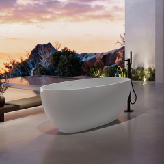 China Wholesale Factory Artificial Stone Bathtub TW-8607