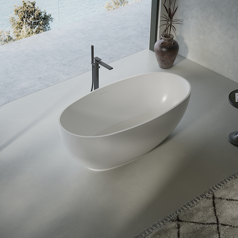 China Wholesale Factory Artificial Stone Bathtub TW-8607