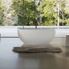 China Wholesale Factory Artificial Stone Bathtub TW-8607