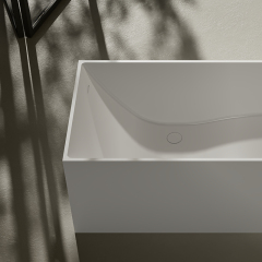 Factory Supply Quality Assurance Rectangle Freestanding Artificial Stone Bathtub XA-8872