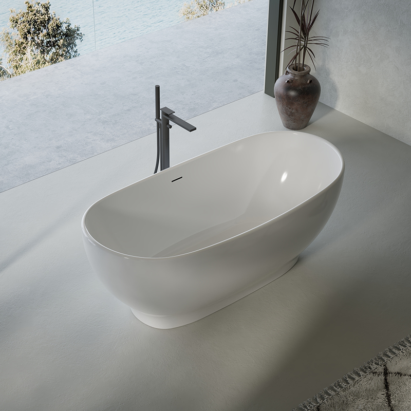 Wholesale Price Oval Freestanding Acrylic Bathtub TW-7573