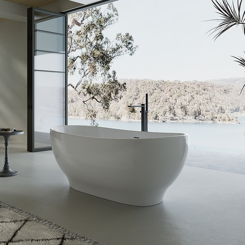 Wholesale Price Oval Freestanding Acrylic Bathtub TW-7573