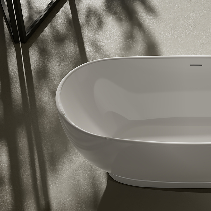 Wholesale Price Oval Freestanding Acrylic Bathtub TW-7573