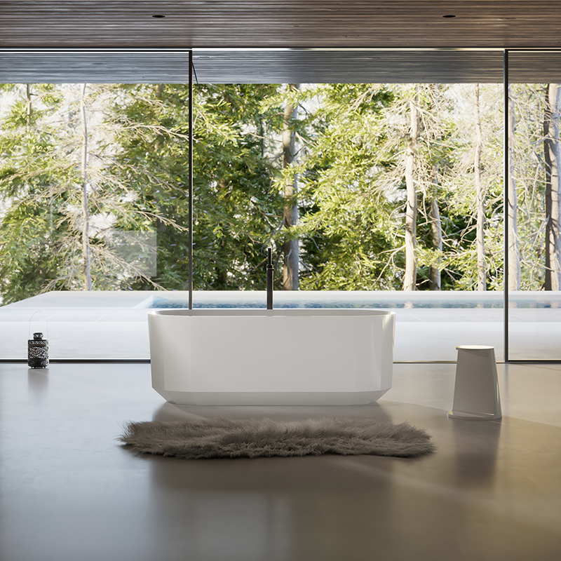Wholesale Price Oval Freestanding Acrylic Bathtub TW-7721