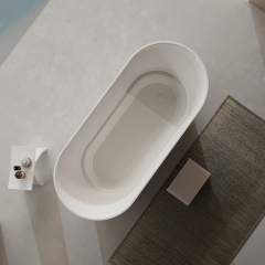 China Wholesale Factory Oval Pedestal Acrylic Bathtub With Seat TW-7799