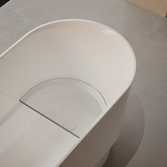 China Wholesale Factory Oval Pedestal Acrylic Bathtub With Seat TW-7799