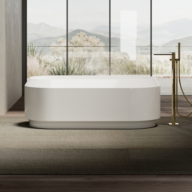 Wholesale High End Quality Oval Freestanding Acrylic Bathtub TW-7722