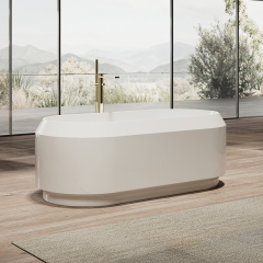 Wholesale High End Quality Oval Freestanding Acrylic Bathtub TW-7722