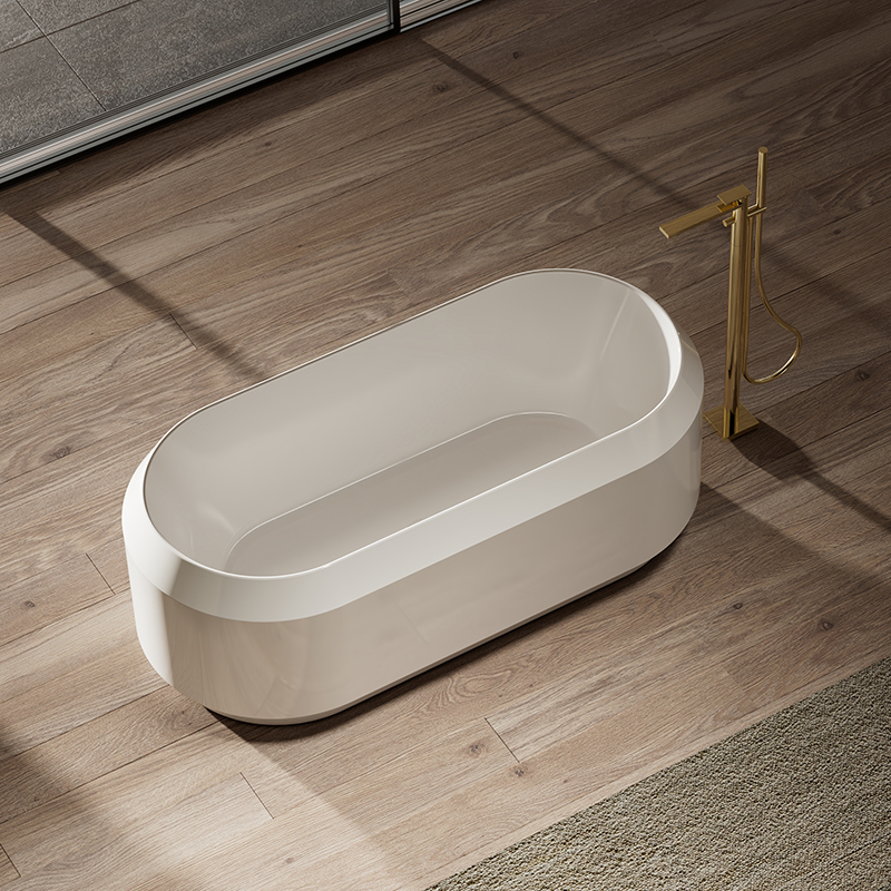 Wholesale High End Quality Oval Freestanding Acrylic Bathtub TW-7722